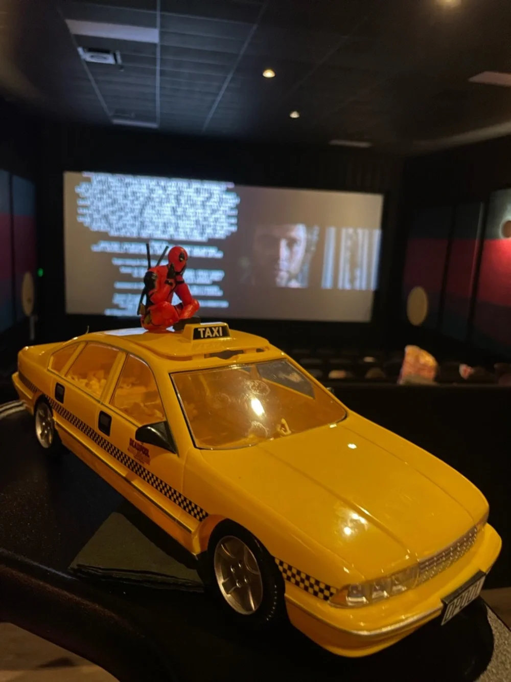 Deadpool and Wolverine Collectible Theater Taxi Popcorn bucket - Picture 2 of 8